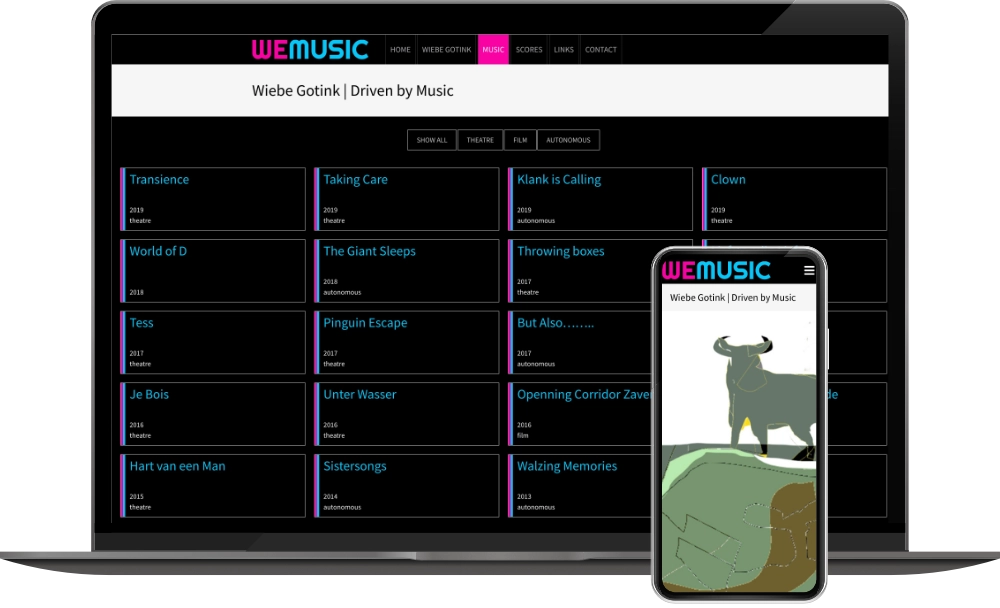 WeMusic screens