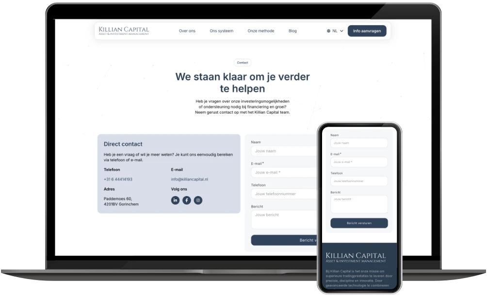 Killian Capital Contact Page