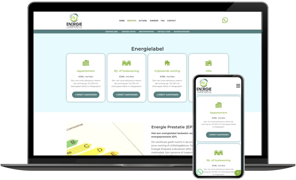 Energie Hulst - Cynthia Pouliart - diensten