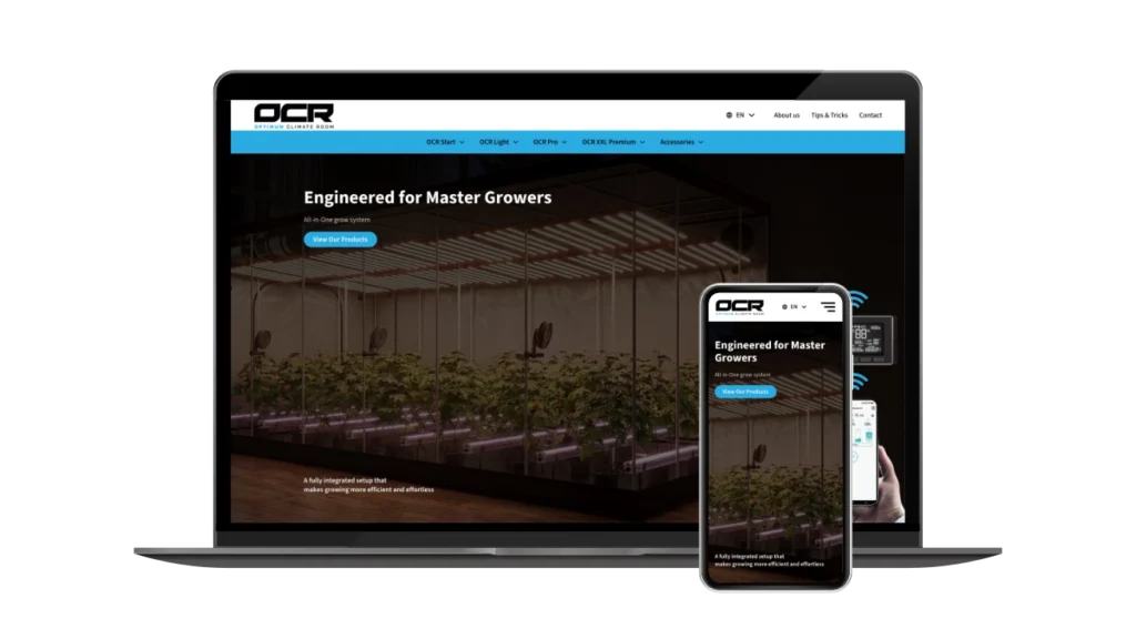 OCR Climaterooms - homepage